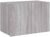 vidaXL TV-Wandschrank mit LED-Leuchten Grau Sonoma 60x35x41 cm 837312 Bild 3
