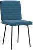 vidaXL Esszimmerstühle 4 Stk. Blau Samt 3315266 Bild 3