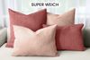Amilian Dekokissen - Kissen Set 4er - Sofakissen mit Füllung 2x 50x50 + 2x 35x45cm, (4 Stück) Kuschelkissen - Zierkissen mit Kissenfüllung - Couchkissen Bild 2