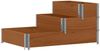 vidaXL Paletten-Aufsatzrahmen 3-fach Braun 120x80 cm Massivholz Kiefer 4010312 Bild 5