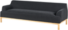 3-Sitzer Sofa schwarz SOSJO Bild 4