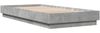 vidaXL Bodenbettgestell Betongrau 80 x 200 cm Holzwerkstoff 8009072 Bild 3