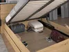 Vente-unique - LUDARO Bett Holz, Platte SchwarzBeige - B 235,7 cm x H 102,6 cm x L 255,1 cm Bild 5