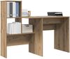 vidaXL Schreibtisch Artisan-Eiche 131,5 x 50 x 106,5 cm Holzwerkstoff 869305 Bild 3