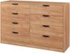 Kommode Varkaus 90x140x40 cm Eichenoptik [en. casa] Bild 2