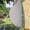 vidaXL Faltbarer Terrassen-Seitenfächer Creme 160 cm 44577 Bild 4