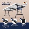 Casaria XL Klapptisch Gartentisch klappbar mit Tragegriff 220 x 70 x 72 cm Bild 3