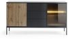 MOEBLO Kommode Sentino SSZ154 LED (Sideboard Wohnzimmer Kommode Schlafzimmer Komodenschrank Highboard, mit gefräster Front und LED-Beleuchtung), (HxBxT):83 x 154 x 39 cm Bild 4