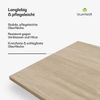 Blumfeldt Bearsdon Tischplatte 120x80 - Langlebige Holztischplatte, Kratzfest & Hitzebeständig, Ideal für Esszimmer - Modernes Kiefer-Finish, Perfekt für Industrielle & Minimalistische Räume Bild 2