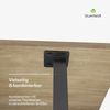 Blumfeldt Bearsdon Tischplatte 120x80 - Langlebige Holztischplatte, Kratzfest & Hitzebeständig, Ideal für Esszimmer - Modernes Kiefer-Finish, Perfekt für Industrielle & Minimalistische Räume Bild 3