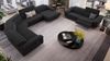 Sofanella Wohnlandschaft STELLA Stoffbezug Sofalandschaft Ecksofa in Gelb Bild 5
