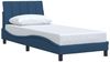 vidaXL Bettgestell ohne Matratze "Hanko" Blau 90x190 cm Stoff 3310362 Bild 3