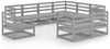 vidaXL 9-tlg. Garten-Lounge-Set Grau Kiefer Massivholz 3075806 Bild 2