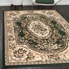 Mazovia Orientteppich Orientalisch Vintage Teppich Kurzflor Wohnzimmerteppich Grün, 70 x 130 cm, Fußbodenheizung Bild 2