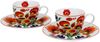 DUO ETNO 2er-Set Espressotassen 90 ml ŁOWICZ mit Untertassen, New Bone China Porzellan Bild 2