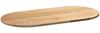 vidaXL Tischplatte 100x50x2 cm Massivholz Eiche Oval 4009062 Bild 4