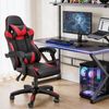 oyajia Gaming-Stuhl Gaming Stuhl, Bürostuhl Ergonomisch Wippfunktion bis zu 135° (mit Kopfstütze und Lendenkissen), Rückenlehne und Sitzfläche kippbar,Gamingstuhl mit Höhenverstellung Bild 3