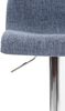 Barhocker BERLIN - Blau, Stoff Barhocker mit Lehne Barstuhl Tresenhocker Tresenstuhl Kneipenhocker Kneipenstuhl Bild 5
