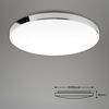 BRILONER Leuchten - LED Deckenleuchte, Badlampe, Badleuchte IP44, 13 Watt, 1.700 Lumen, 4.000 Kelvin, Weiß-Chrom, Ø35.5cm, 3351-216 Bild 3