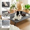 Premium Hundeliege outdoor Grosse Hunde grau in und outdoor Garten 124x90x20cm Bild 4
