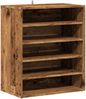 vidaXL Schuhregal Altholz-Optik 60x35x70 cm Holzwerkstoff 856700 Bild 2