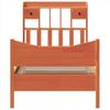 vidaXL Massivholzbett ohne Matratze Wachsbraun 75x190 cm Kiefernholz 3323403 Bild 4