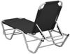 vidaXL Sonnenliege Aluminium und Textilene Schwarz 310525 Bild 4