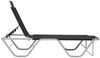 vidaXL Sonnenliege Aluminium und Textilene Schwarz 310525 Bild 2