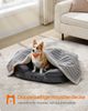 Feandrea Hundedecke, wasserdichte Decke, L, 127 x 102 cm, für kleine, mittelgroße Hunde, beidseitig verwendbar, Hundesofa waschbar, taubengrau-hellgrau PPBDE035G01 Bild 2