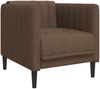 vidaXL 3-tlg. Sofagarnitur Braun Stoff 3209237 Bild 5