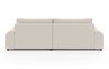 Ecksofa Lounge Schlaffunktion Bettkasten moderne L-Couch Ecke Rechts Beige Bild 5