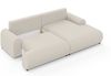 Ecksofa Lounge Schlaffunktion Bettkasten moderne L-Couch Ecke Rechts Beige Bild 3