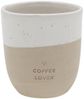 Eulenschnitt Cappuccinotasse COFFEE LOVER, Steingut Bild 5