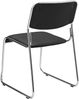 pro.tec 4x Stapelstuhl, schwarz, Kunst-Leder Bild 5