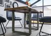 Baumtisch Mango 160x90x77 natur lackiert / U-Beine silber mattFREEFORM 5 Bild 3