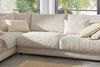 KAWOLA Sofa MADELINE Ecksofa Cord cremeweiß Recamiere links 86 x 224 x 325 cm Bild 5