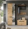 INOSIGN Garderoben-Set Garderobenkombination Rehat, Breite 160cm,in Basalt grau/Artisan Eiche, (3-St), Flurmöbel, Dielenmöbel, Kombination, Diele, Garderobe, Garderobenmöbel Bild 2