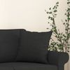 vidaXL Zierkissen 2 Stk. Schwarz 40x40 cm Stoff 349475 Bild 5