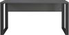 Germania Schreibtisch 5008-613 GW-Adrano, in Graphit/Schwarz, mit Metallkufen, 150 x 74 x 60 cm (BxHxT) Bild 2