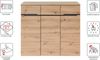 Schuhschrank MEMPHIS 3-türig Artisan Eiche Graphit Nachbildung Bild 2