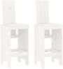 vidaXL Barhocker 2 Stk. Weiß 40x42x120 cm Massivholz Kiefer 825353 Bild 2