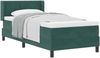 vidaXL Boxspringbett mit Kopfteil Dunkelgrün 190 x 90 cm Samt 3341501 Bild 2