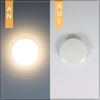 ZMH Deckenlampe Led Deckenleuchte Schlafzimmer - 15W Schlafzimmerlampe Sternenhimmel Warmweiß 21cm Küchenlampe Glitzer Flurlampe Rund Klein Küche Deckenbeleuchtung Sternendekor für Flur Kinderzimmer Bild 4