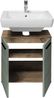 Badezimmer-Set >Vista< (3-tlg.) in Viking Oak / Schilfgrün - 115x190x31 (BxHxT) Bild 5