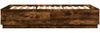 vidaXL Bettgestell Räuchereiche 150x200 cm Holzwerkstoff 3209699 Bild 5