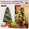150 cm Künstlicher Weihnachtsbaum aus Glasfaser mit Beleuchtung Tannenbaum Bild 4
