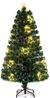 150 cm Künstlicher Weihnachtsbaum aus Glasfaser mit Beleuchtung Tannenbaum Bild 1