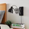 Lindby Wandleuchte Merle, Metall, Schwarz IP20, 1 x 40 W Bild 3