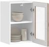 vidaXL Küchen-Hängeschrank mit Glastür Porto Altholz-Optik 854015 Bild 5