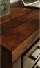 Schreibtisch Sheesham 150x75x78 braun lackiert METRO LIFE #119 Bild 4